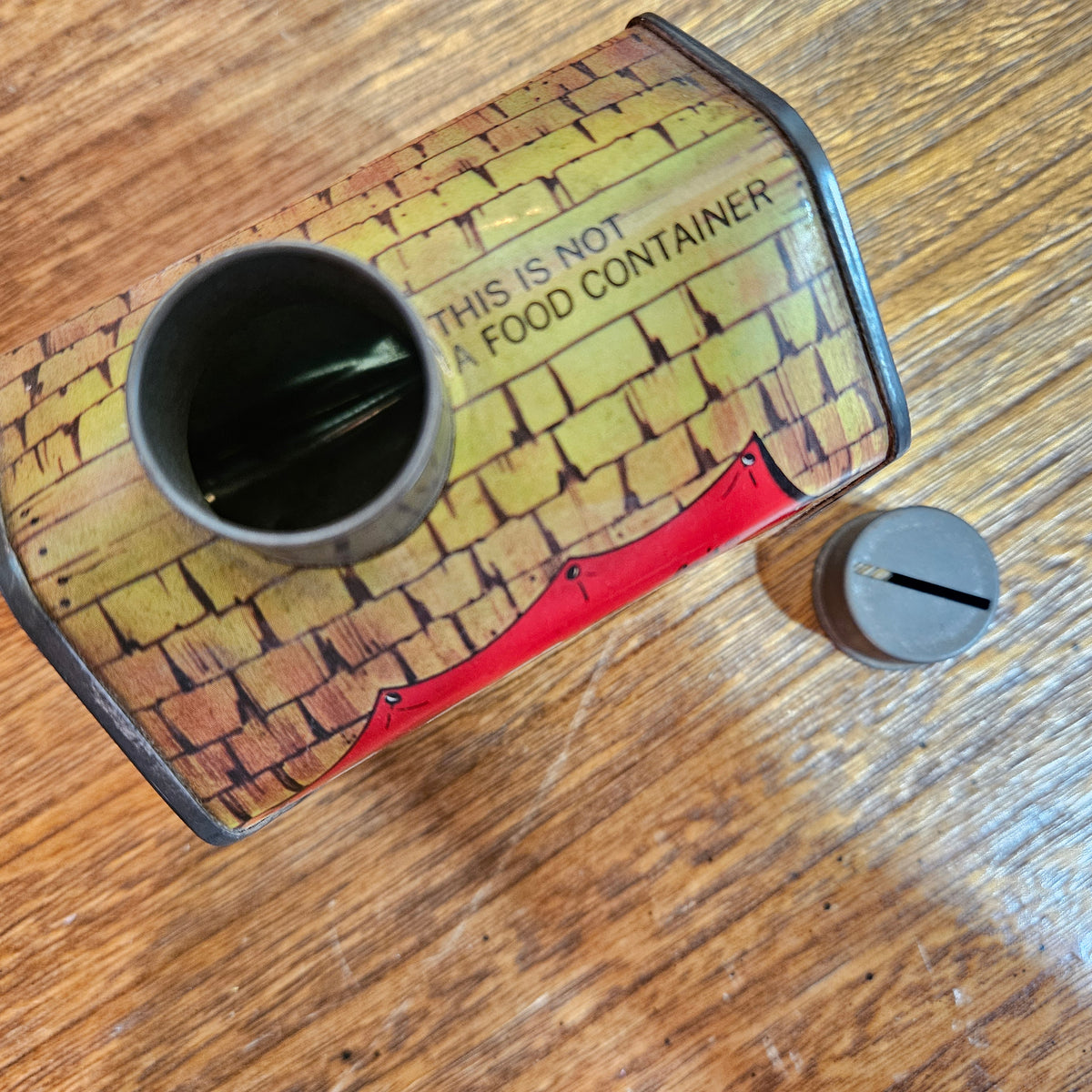 Towle's Log Cabin Syrup Advertising Coin Bank