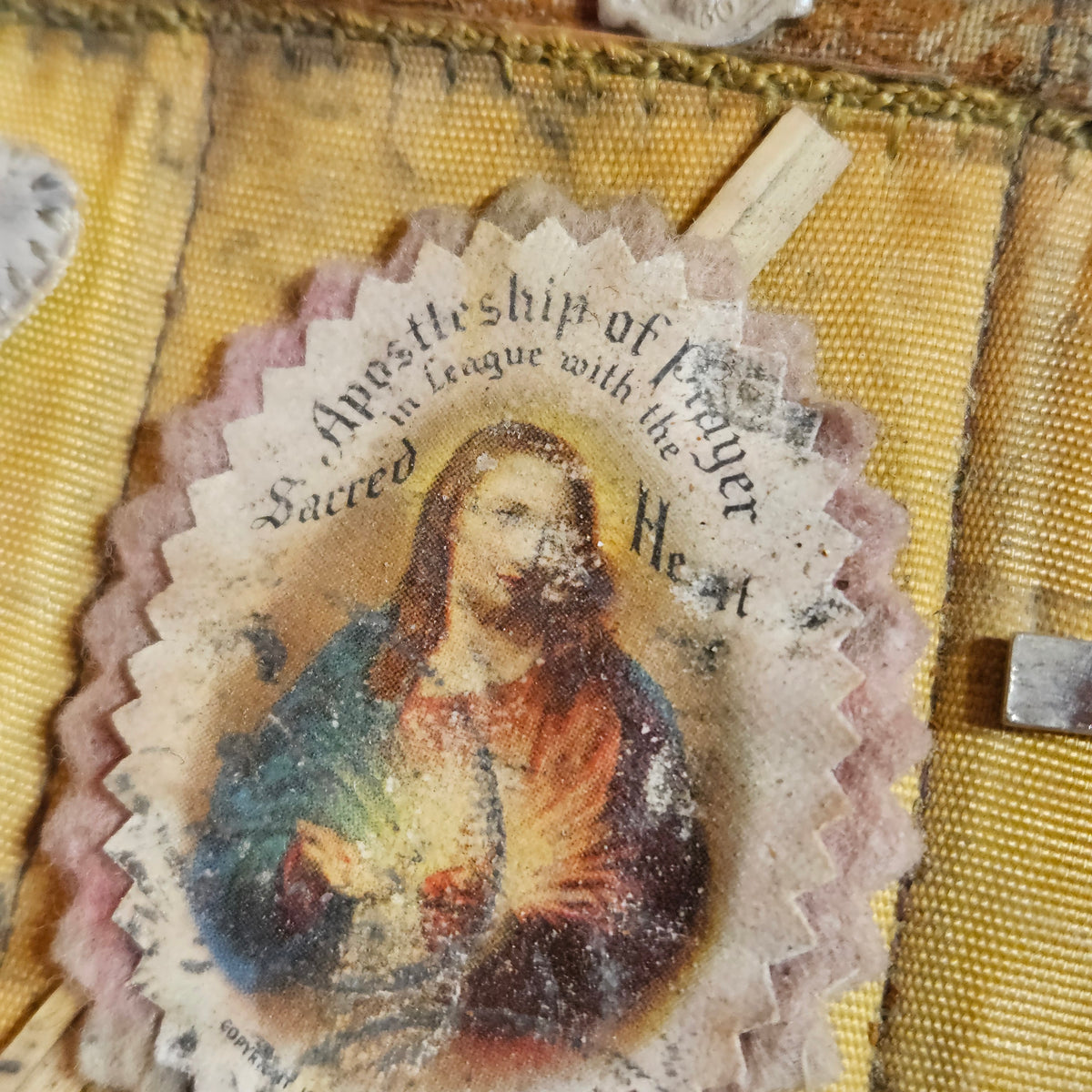 Antique Catholic Pocket Devotional Sick Call Set