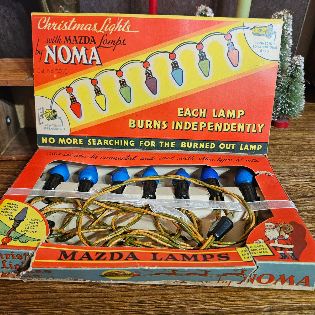 NOMA Mazda Christmas Lights Cat. 3010 Original Box