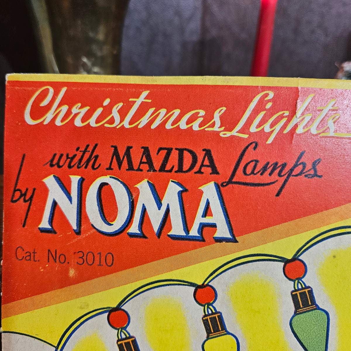 NOMA Mazda Christmas Lights Cat. 3010 Original Box