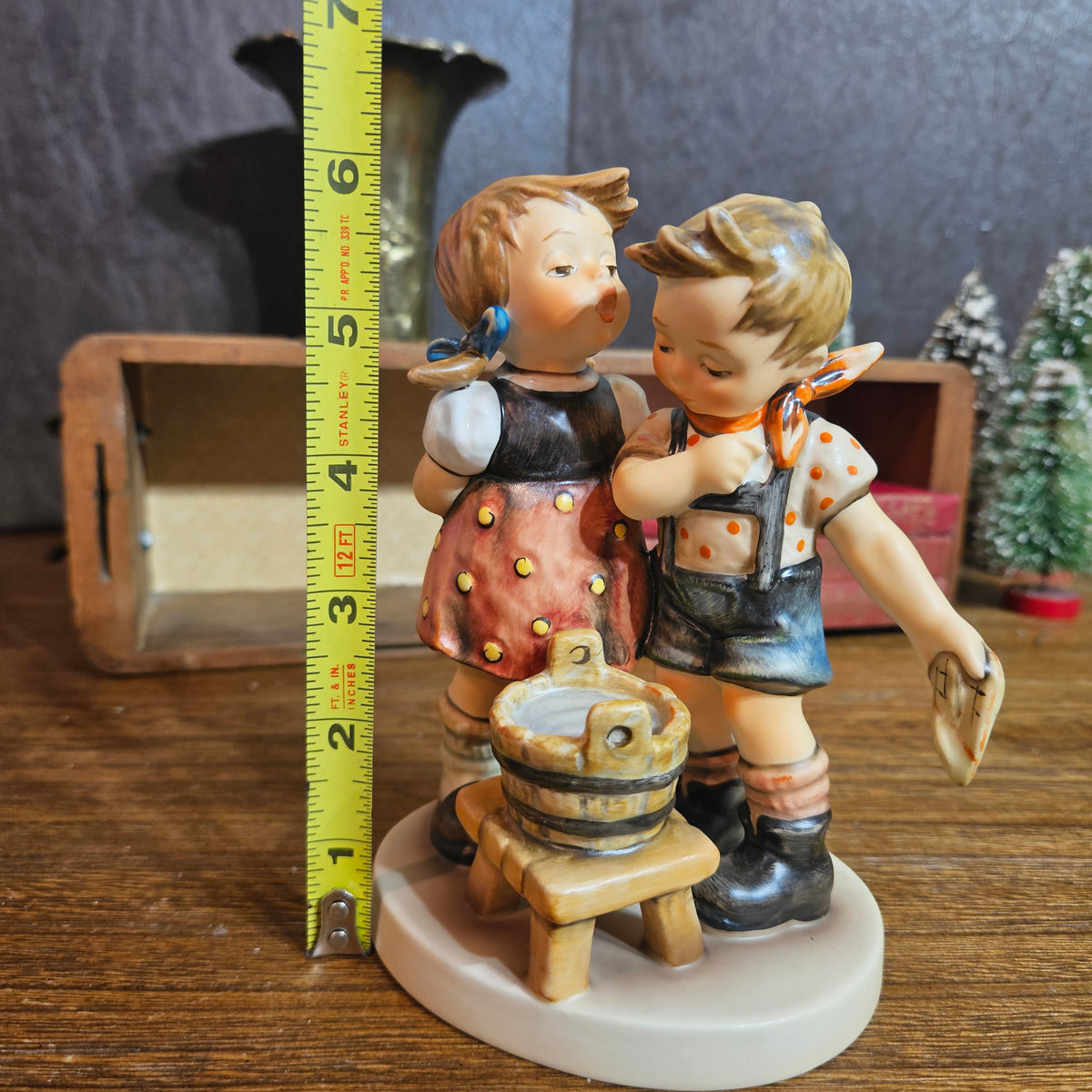 Goebel Hummel Bath Time #412 Figurine Boxed TMK-6