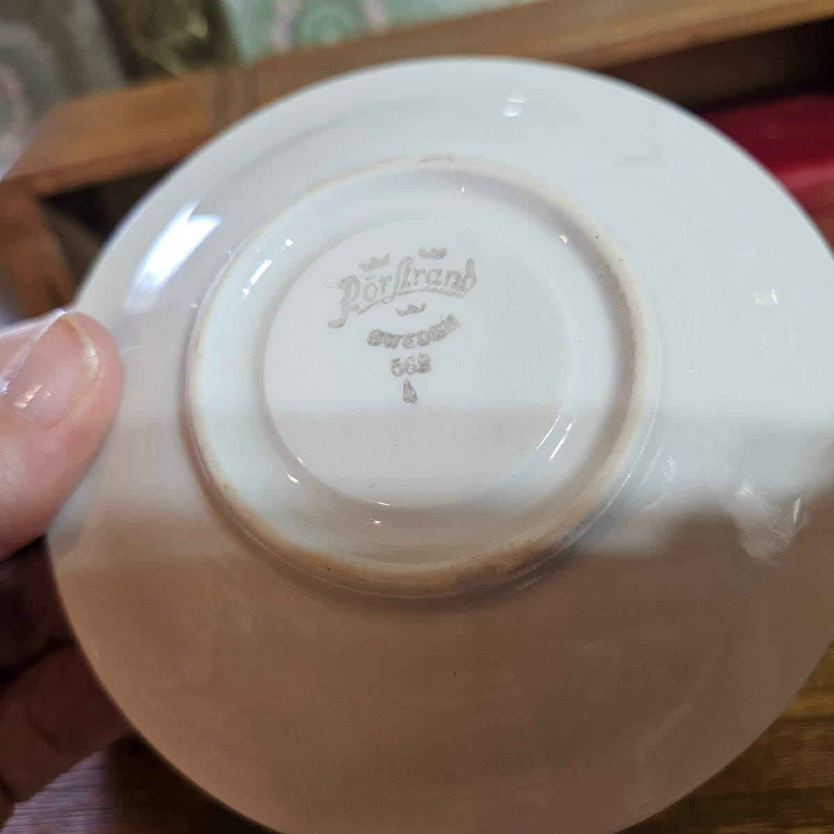 Vintage Portland Germany 563 Floral Cup and Saucer