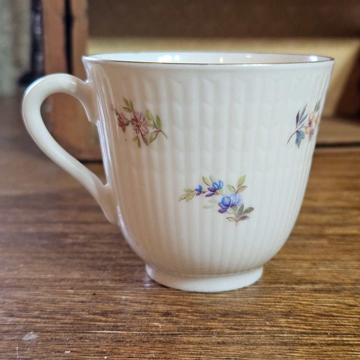 Vintage Portland Germany 563 Floral Cup and Saucer