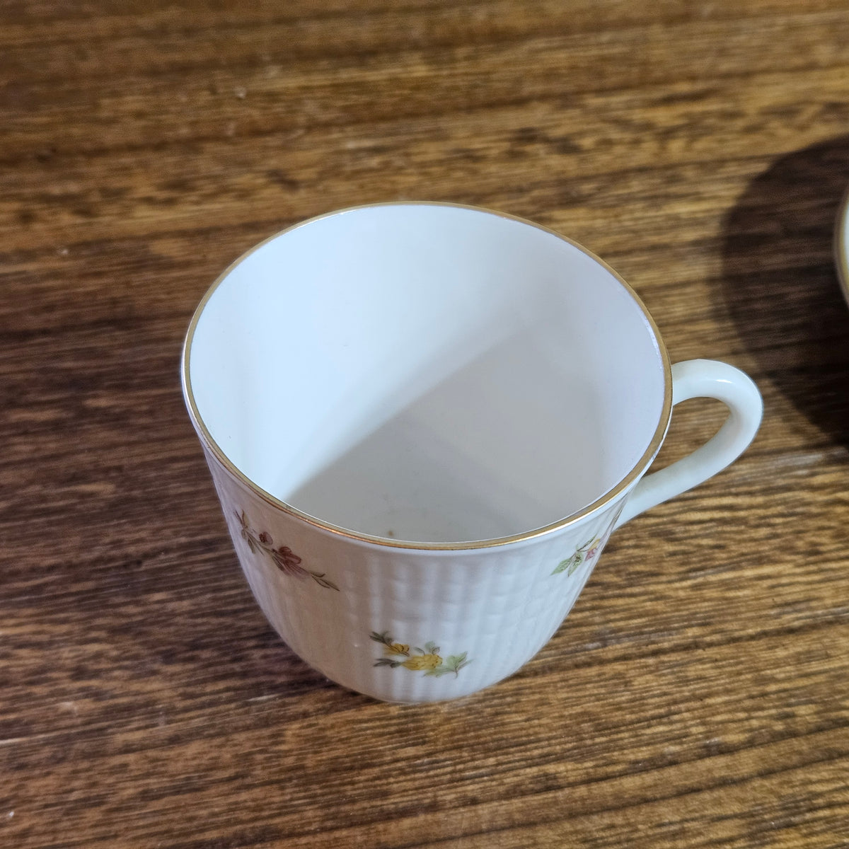 Vintage Portland Germany 563 Floral Cup and Saucer