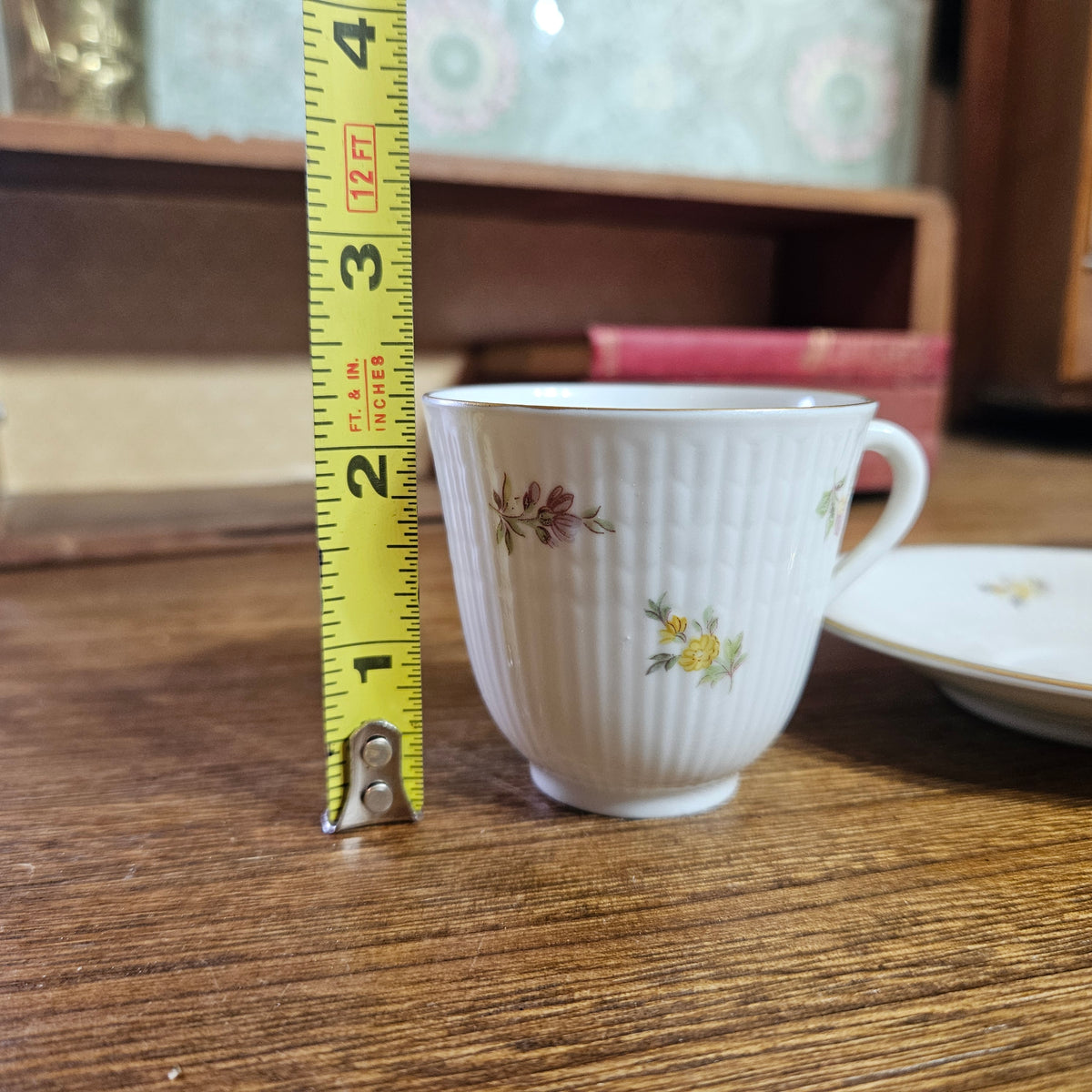 Vintage Portland Germany 563 Floral Cup and Saucer