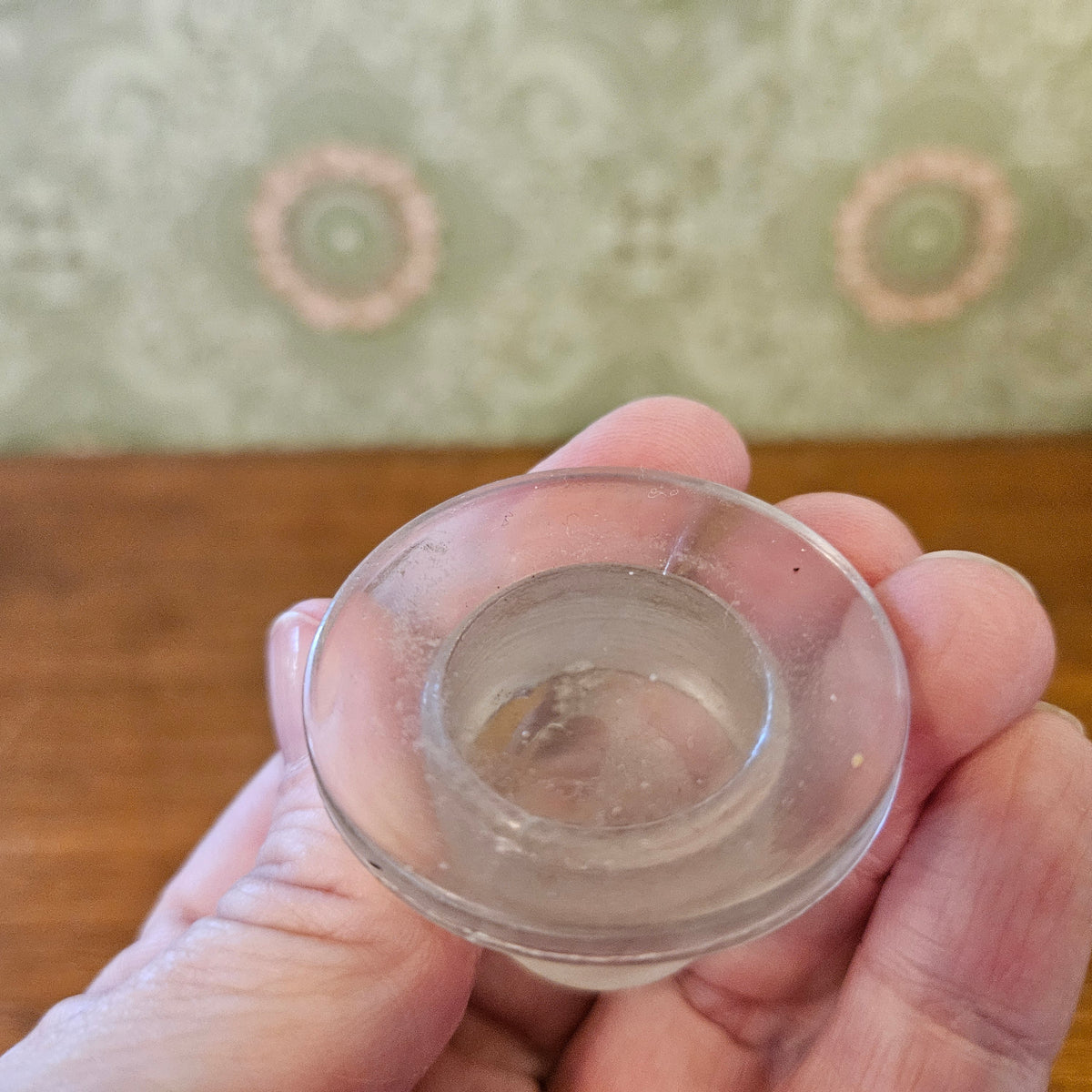Lot of 5 Vintage Clear Glass Bottle and Decanter Stoppers