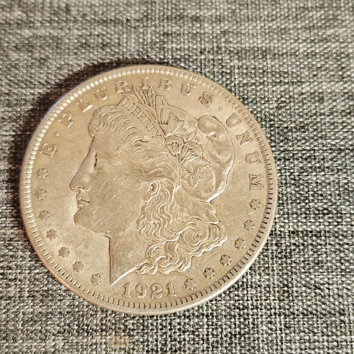 1921 Morgan Silver Dollar – Philadelphia Mint