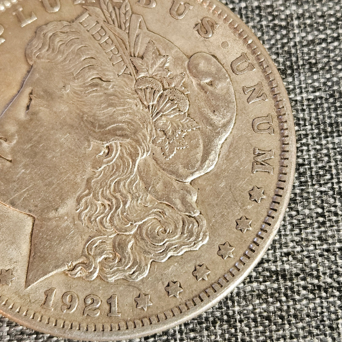 1921 Morgan Silver Dollar – Philadelphia Mint