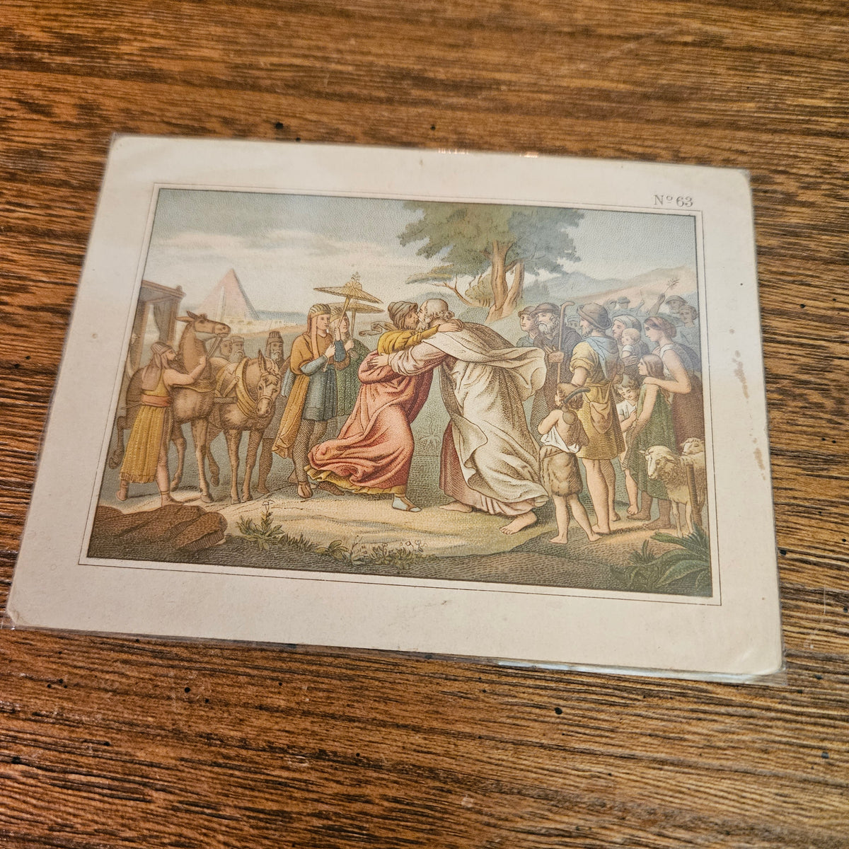 Antique Biblical Religious Illustration Ephemera, Set of 2