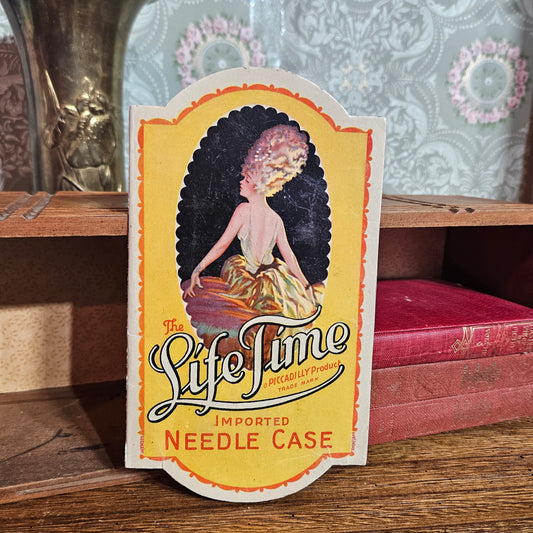 Vintage Life Time Imported Sewing Needle Case with Needles – Piccadilly