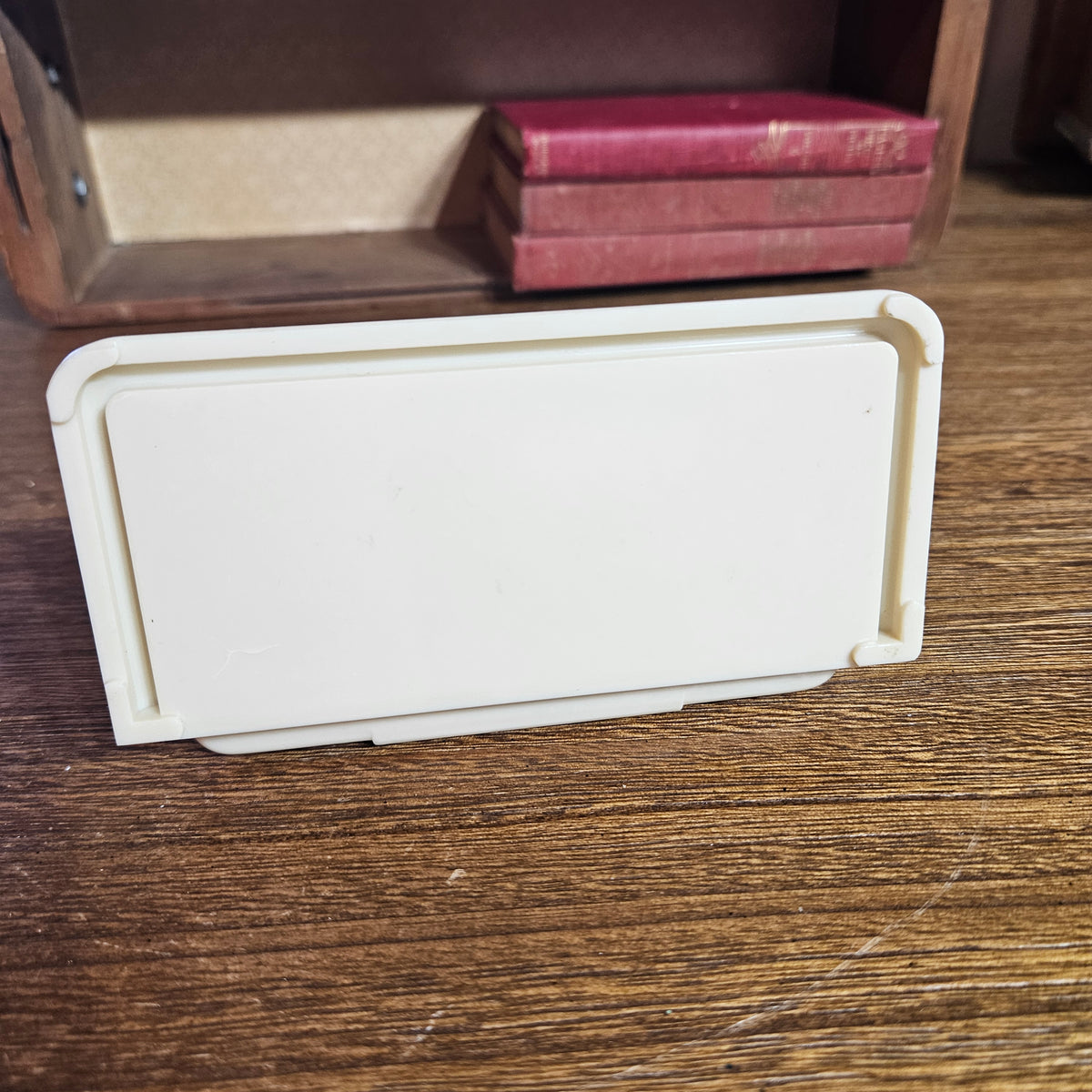 Vintage Hamilton Watch Presentation Box – Cream Ornate Wristwatch Case