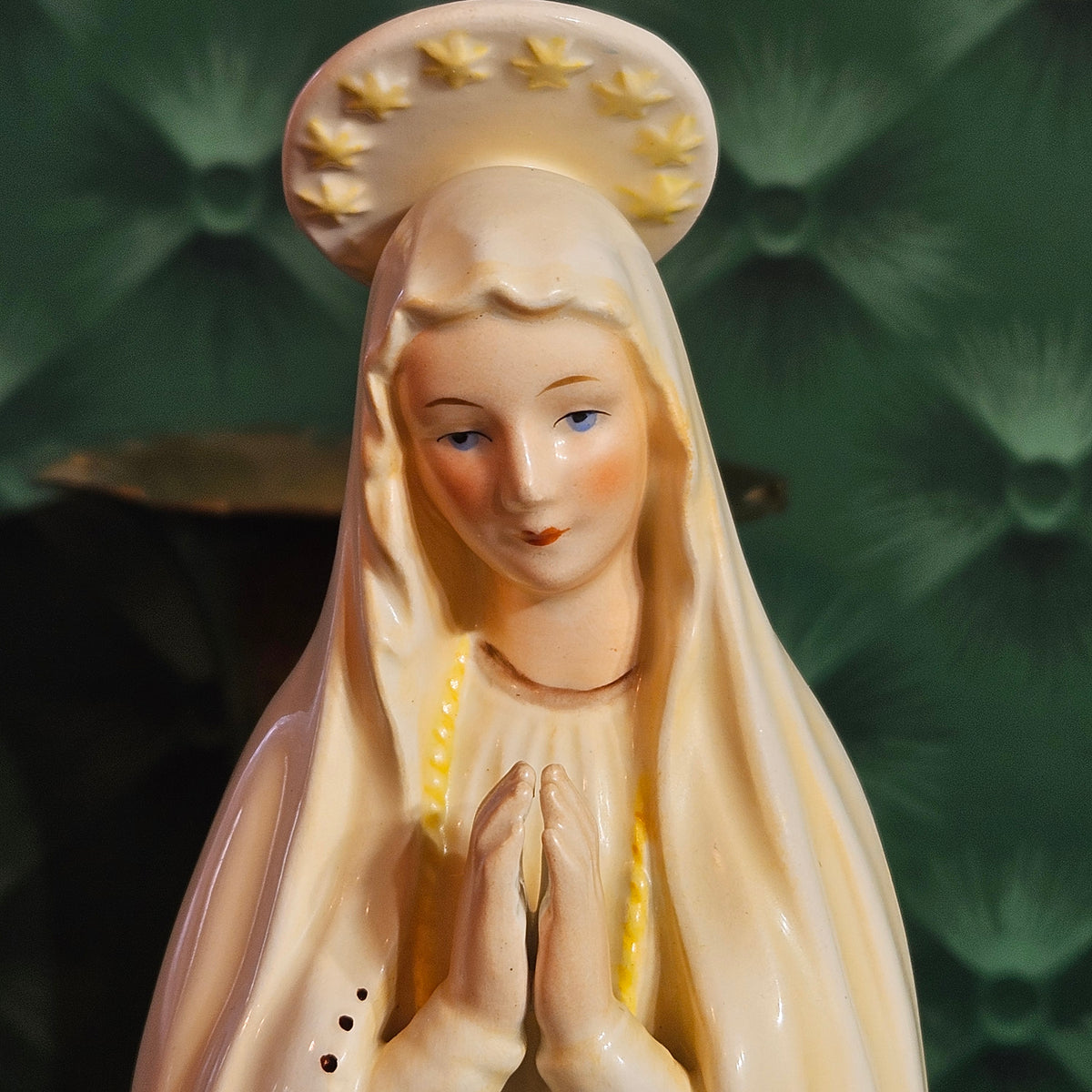 Vintage Goebel Our Lady of Fatima Statue Full Bee TMK-2 Germany