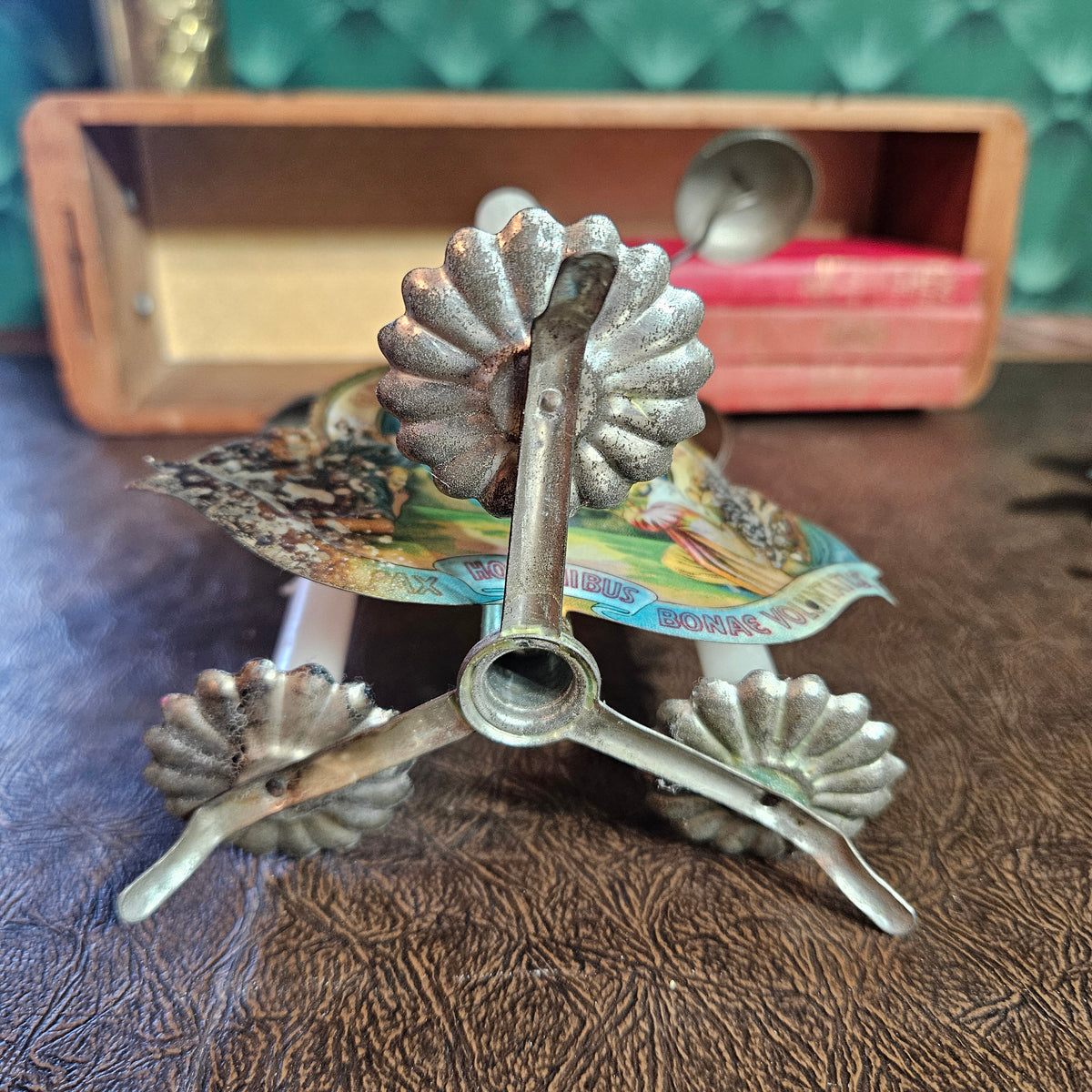 Working Vintage Angel Chime Christmas Candle Carousel