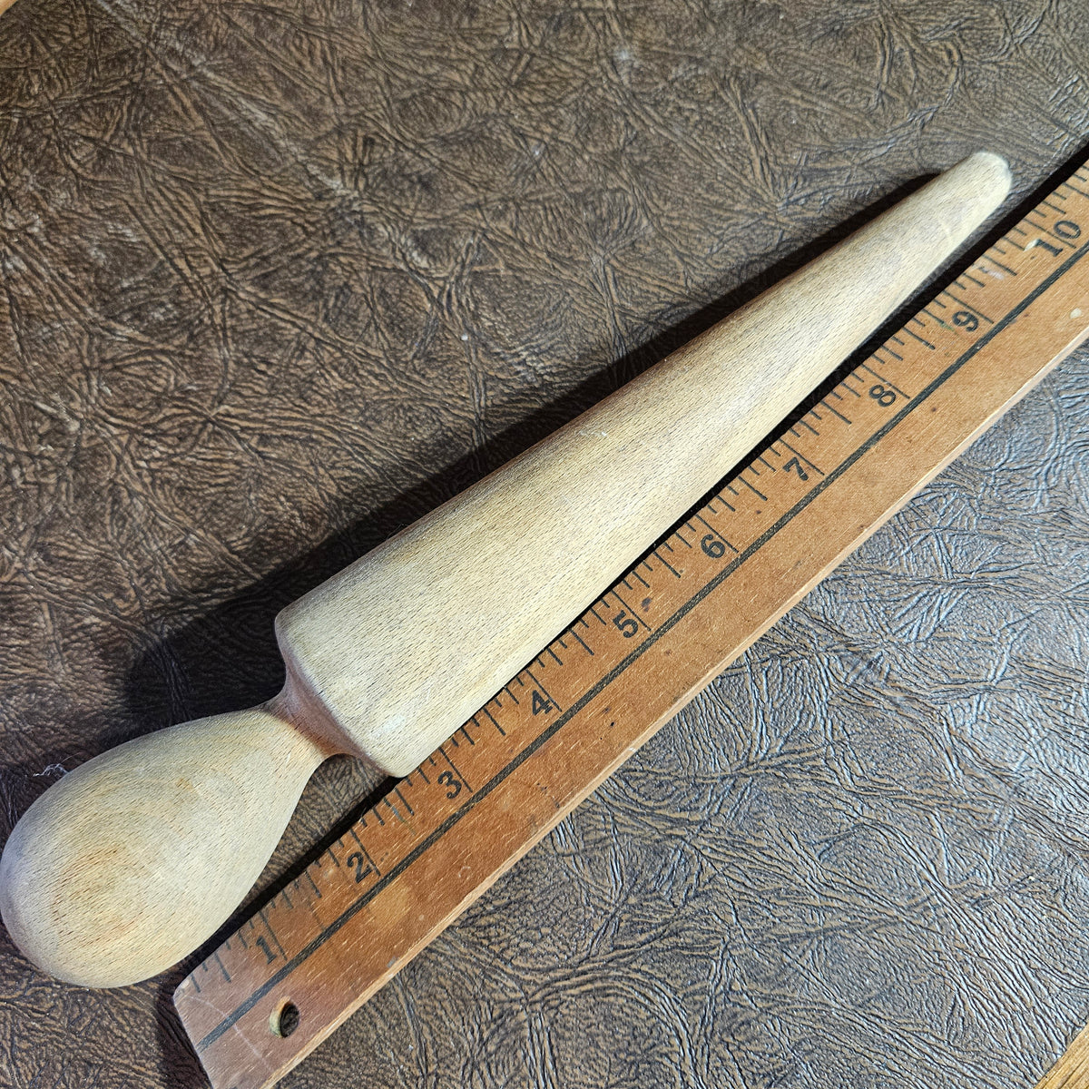Vintage Wooden Conical Pestle Apothecary or Kitchen Tool