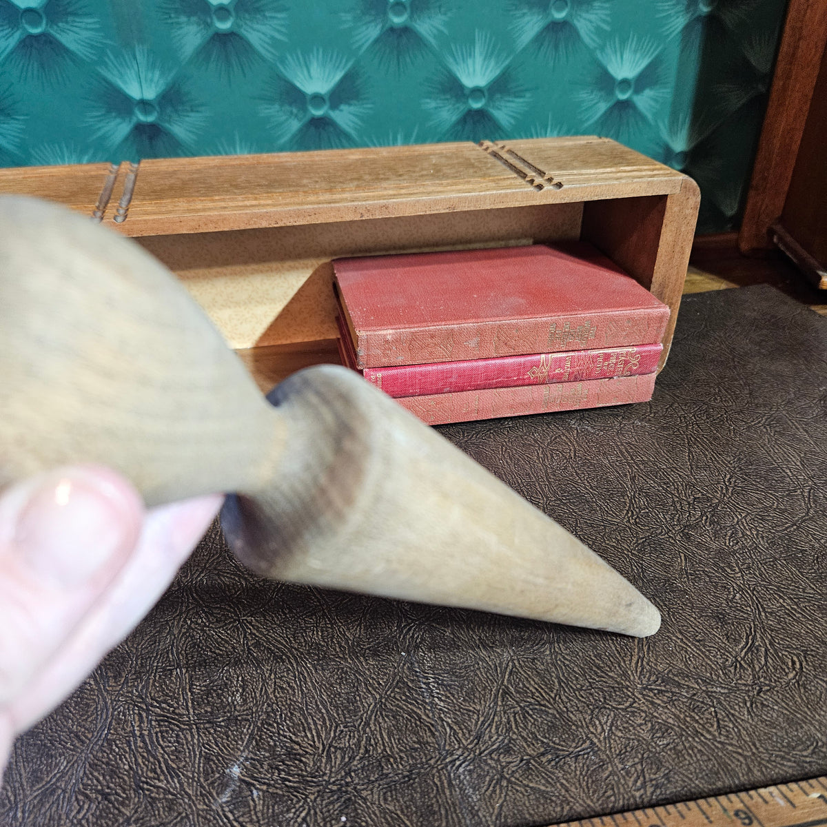 Vintage Wooden Conical Pestle Apothecary or Kitchen Tool
