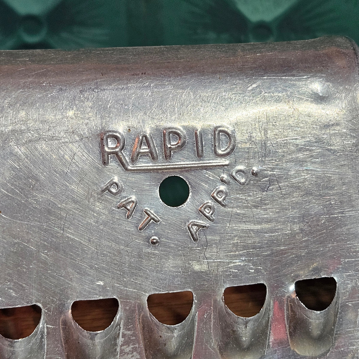 Pair of Vintage Rapid Metal Kitchen Graters