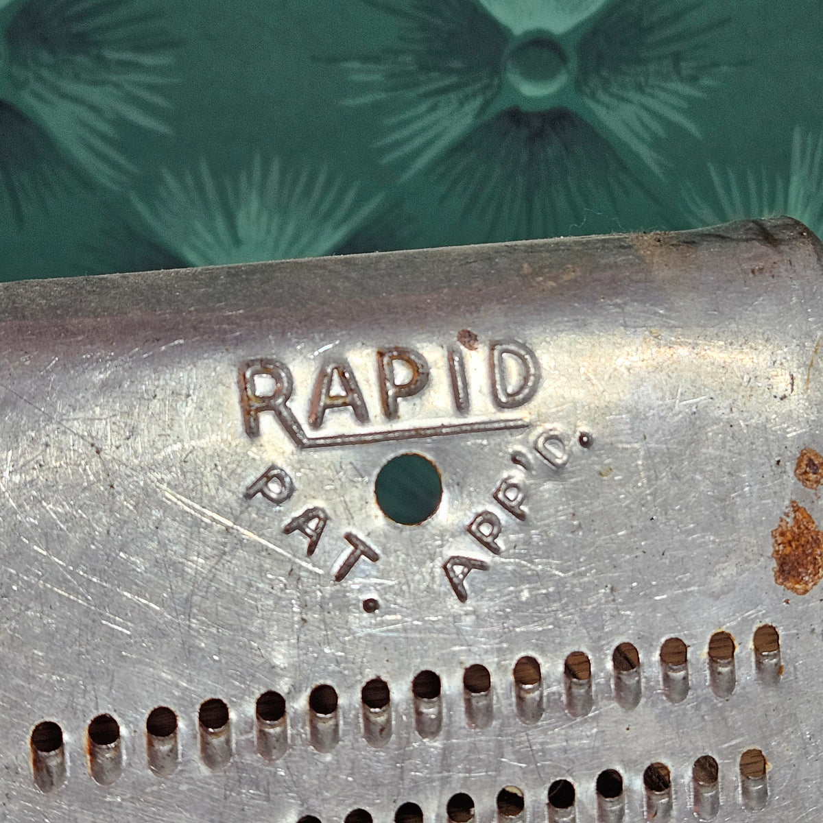 Pair of Vintage Rapid Metal Kitchen Graters