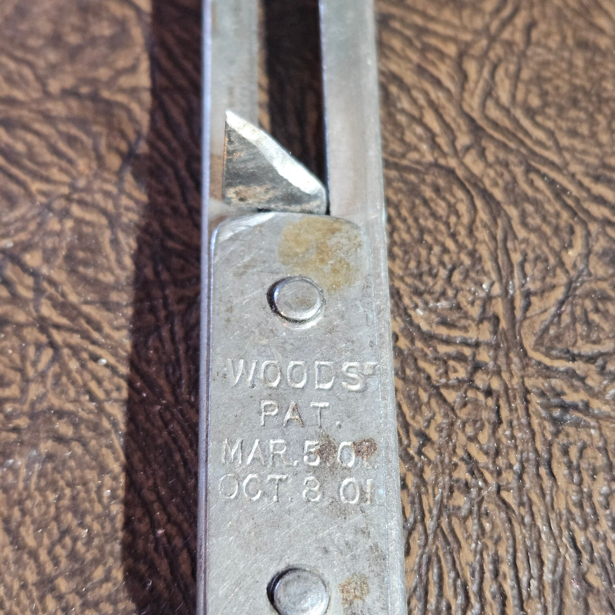 Antique Gardner Can Opener with Wood Handle