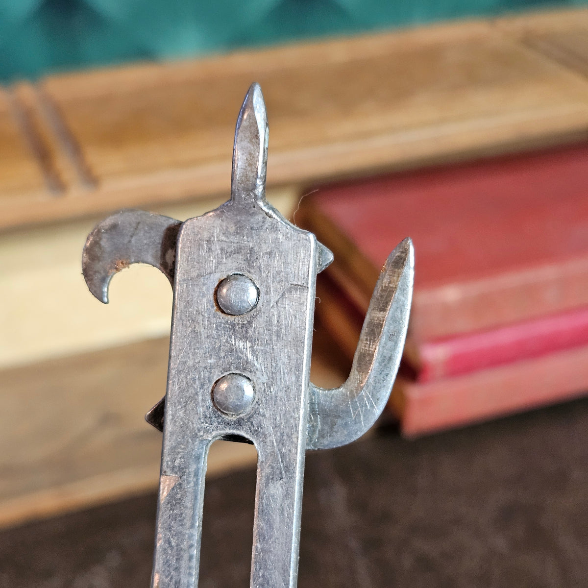Antique Gardner Can Opener with Wood Handle