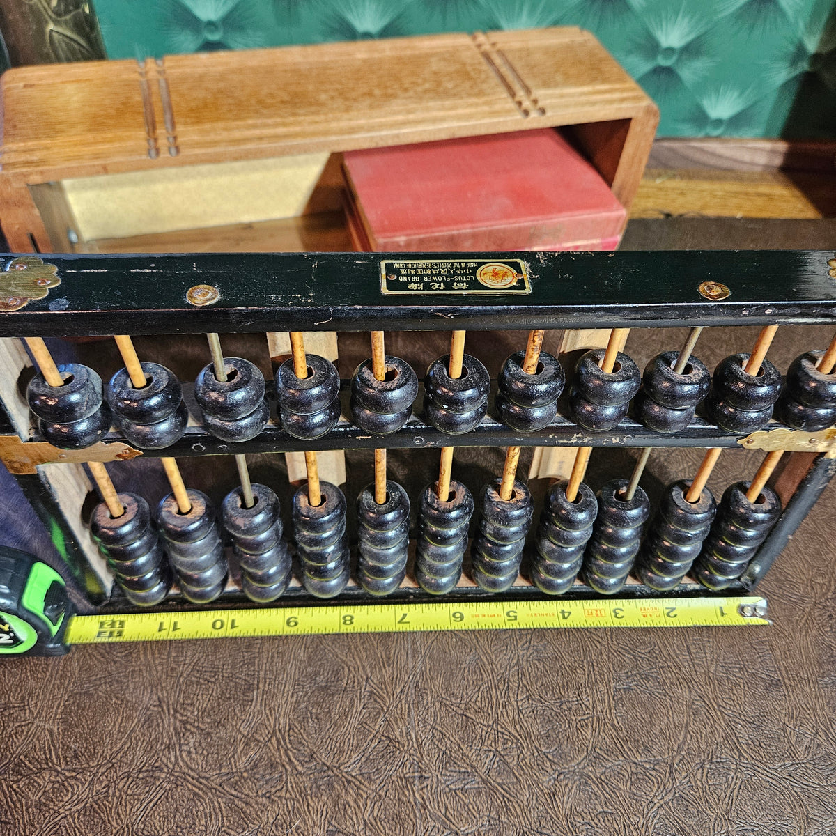 Lotus-Flower Brand Chinese Wooden Abacus – Made in PRC