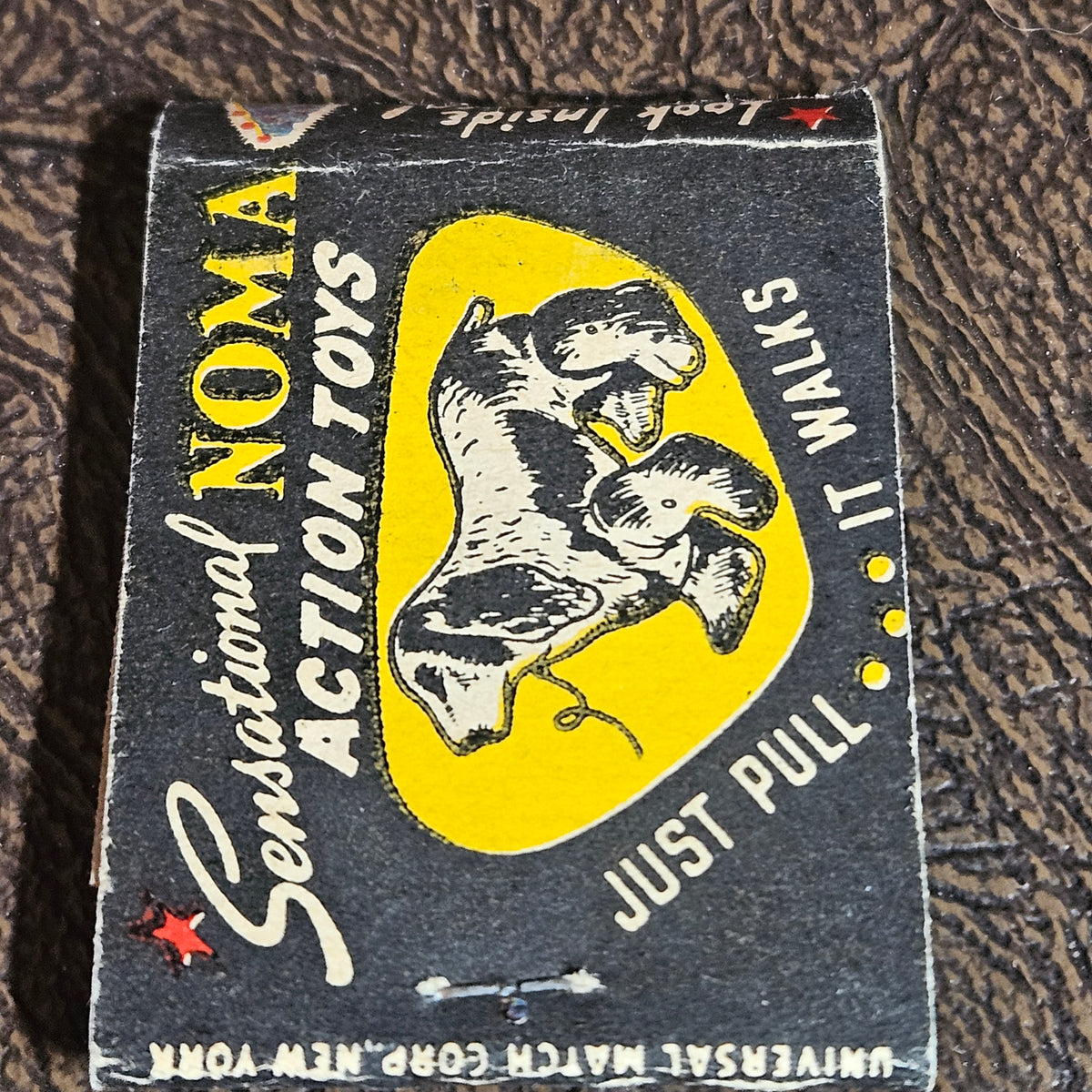 Gimbels and NOMA Christmas Advertising Matchbook Pair