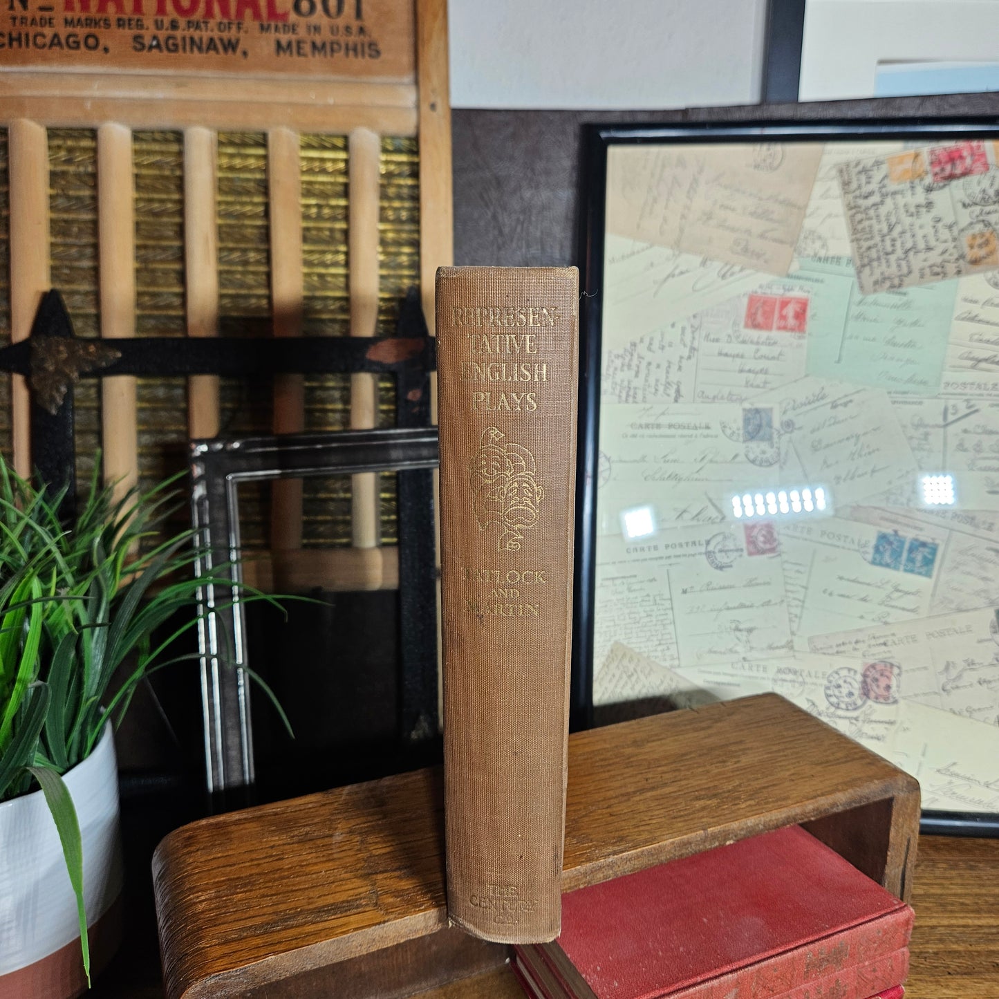 classic literature book antique decorative display