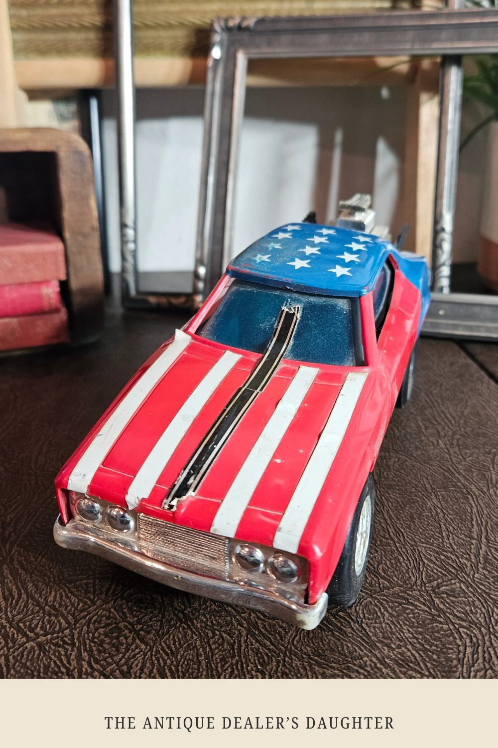 Vintage Hong Kong Patriotic Toy Muscle Car
