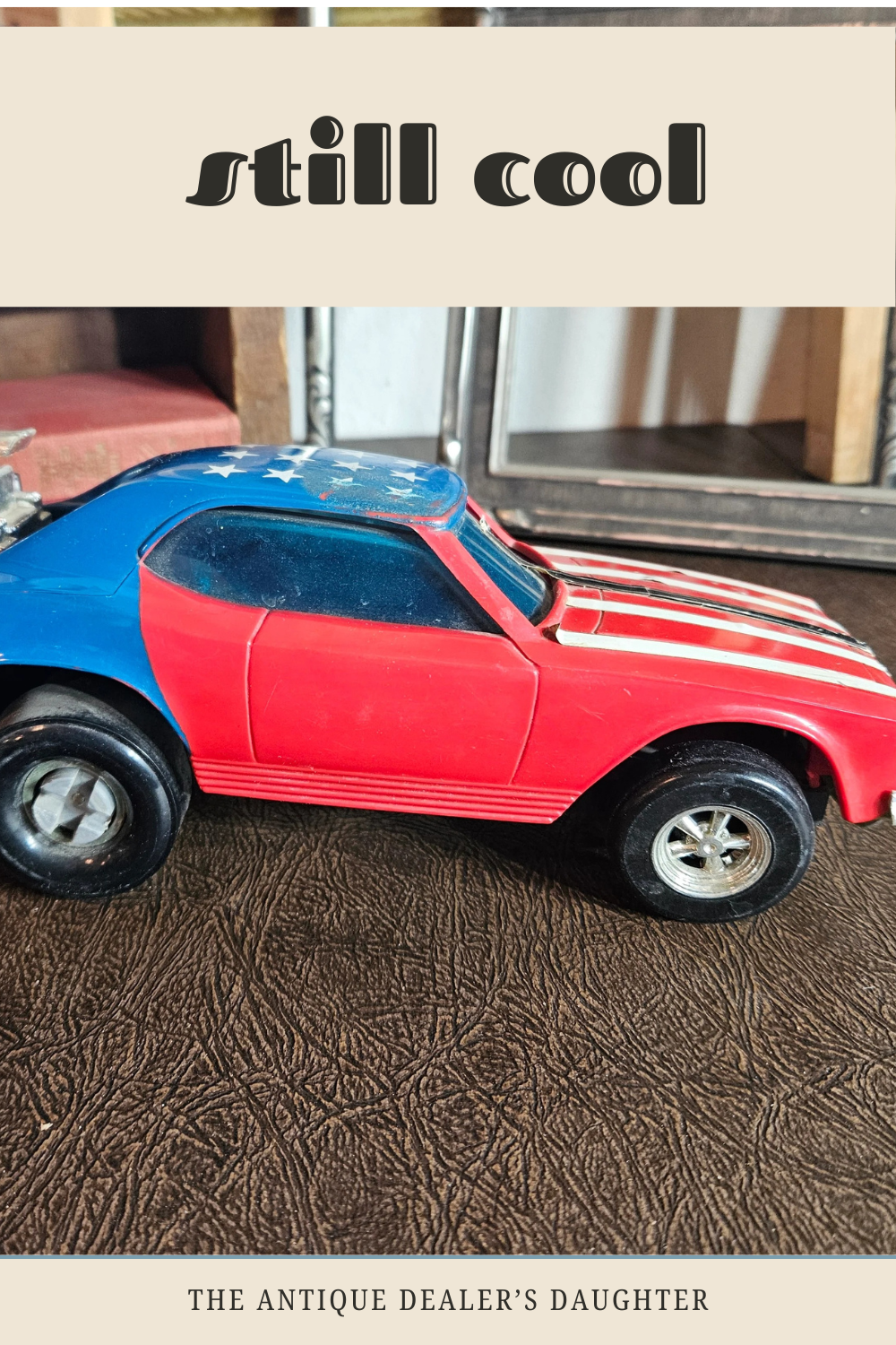 Vintage Hong Kong Patriotic Toy Muscle Car