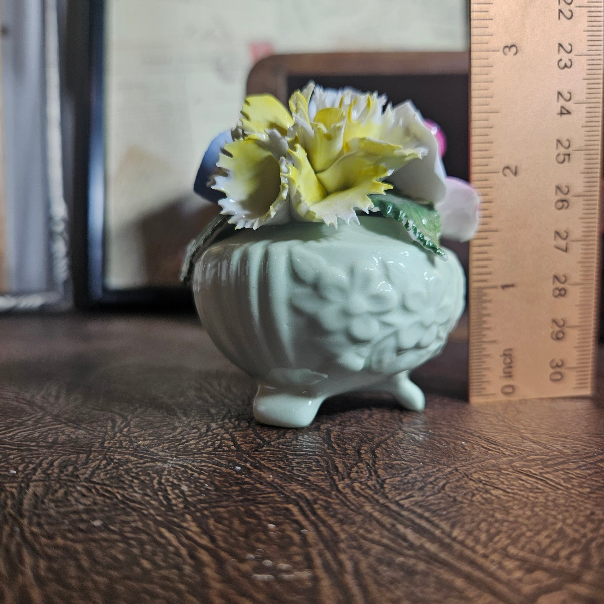 Small porcelain flower decorative