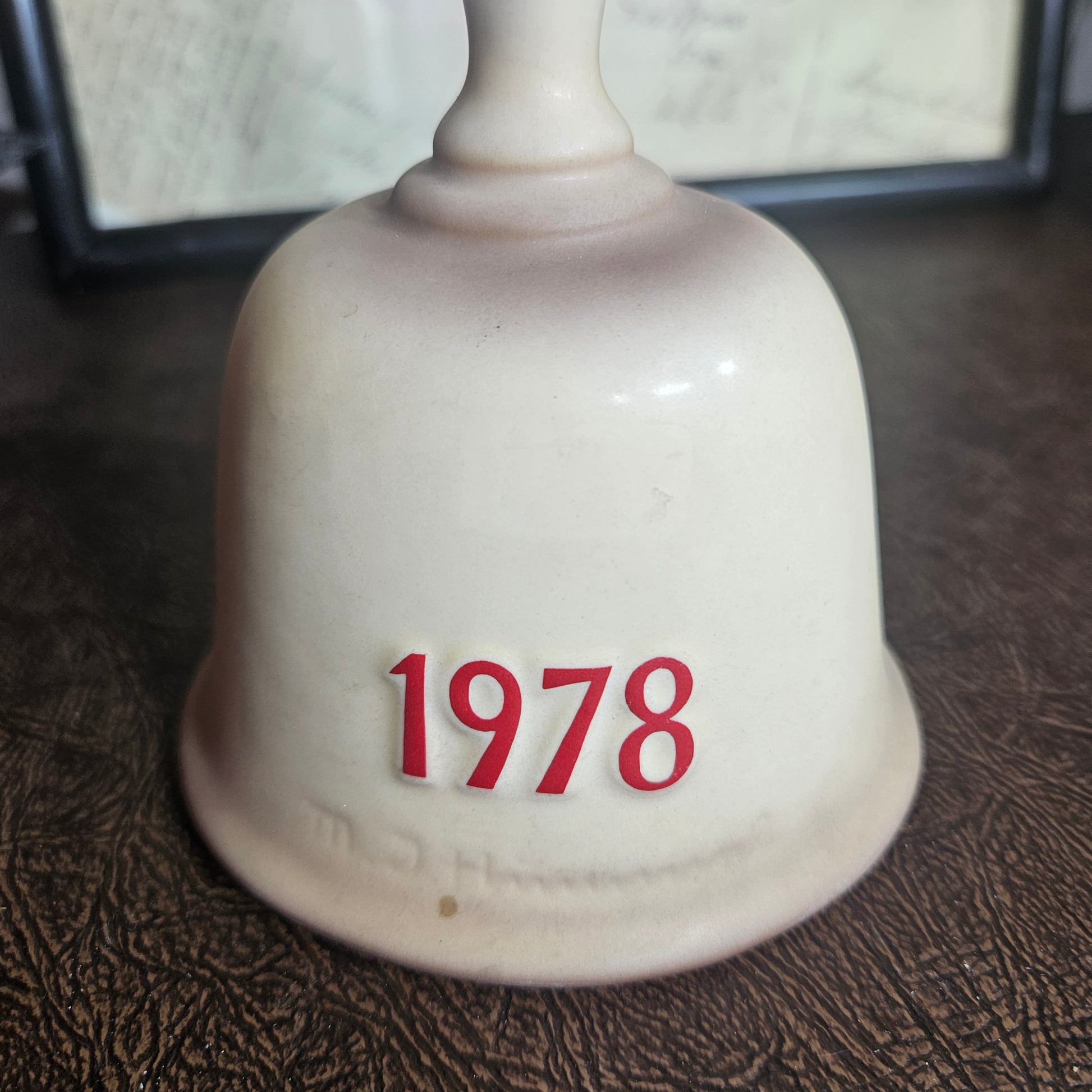 M I Hummel annual bell 1978 Goebel Germany back view