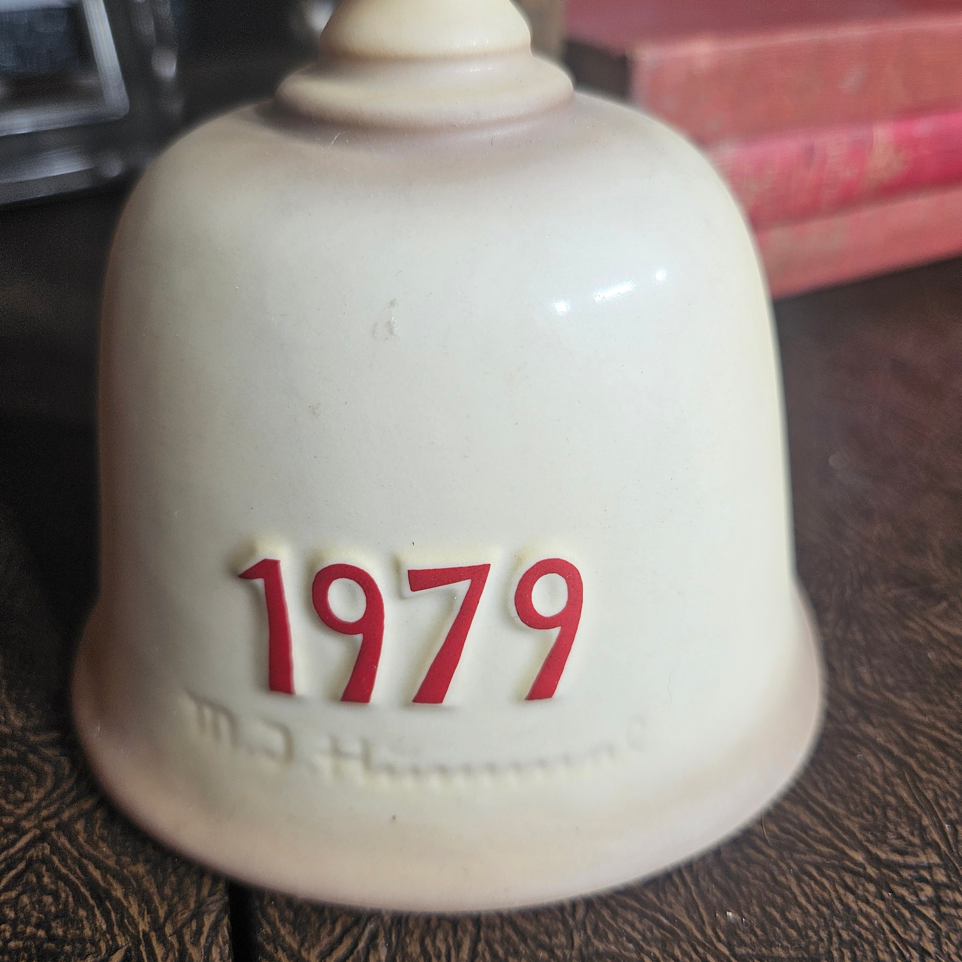 M I Hummel annual bell 1979 Goebel Germany back view