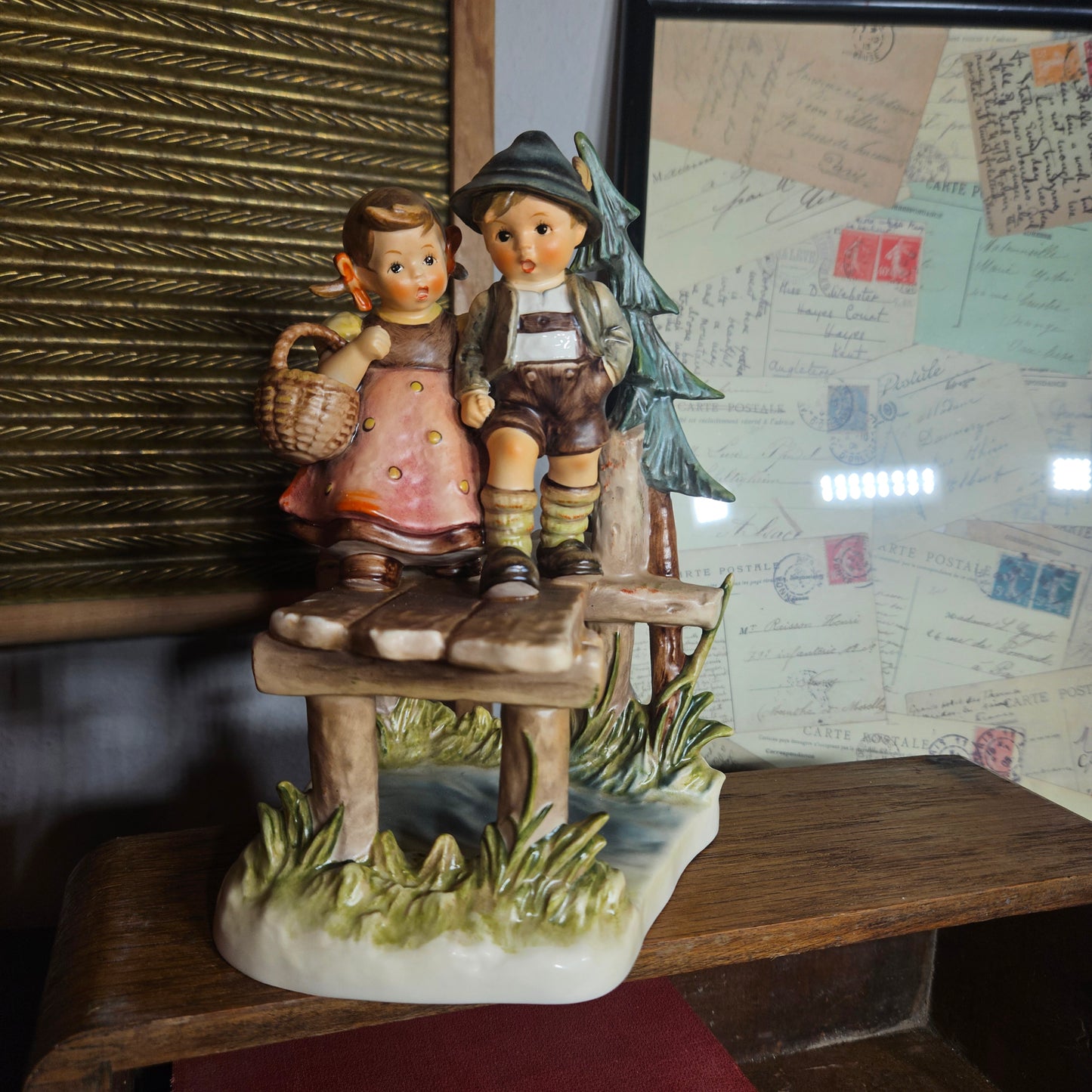 M I Hummel On Our Way figurine 1992 collectible front view