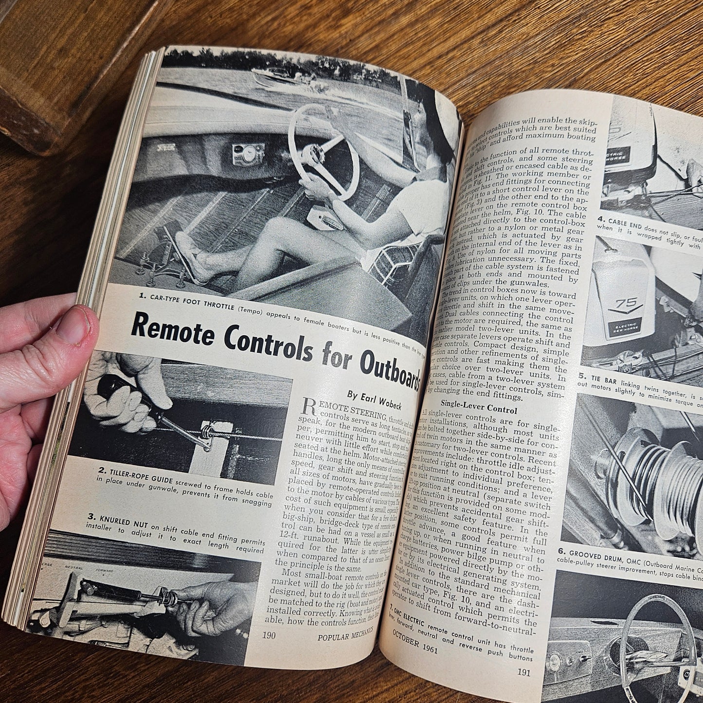 antique science magazine 1961 issue cover