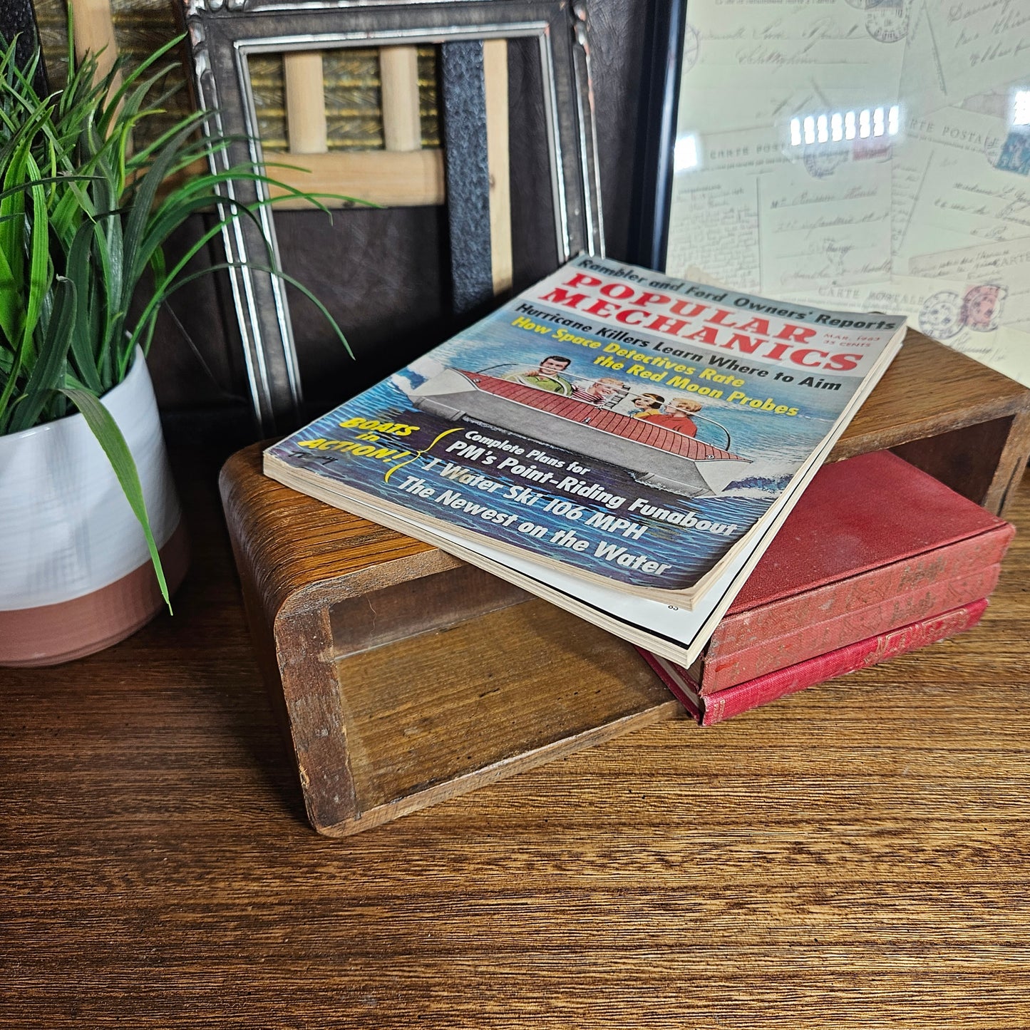 popular mechanics march 1963 magazine cover boat