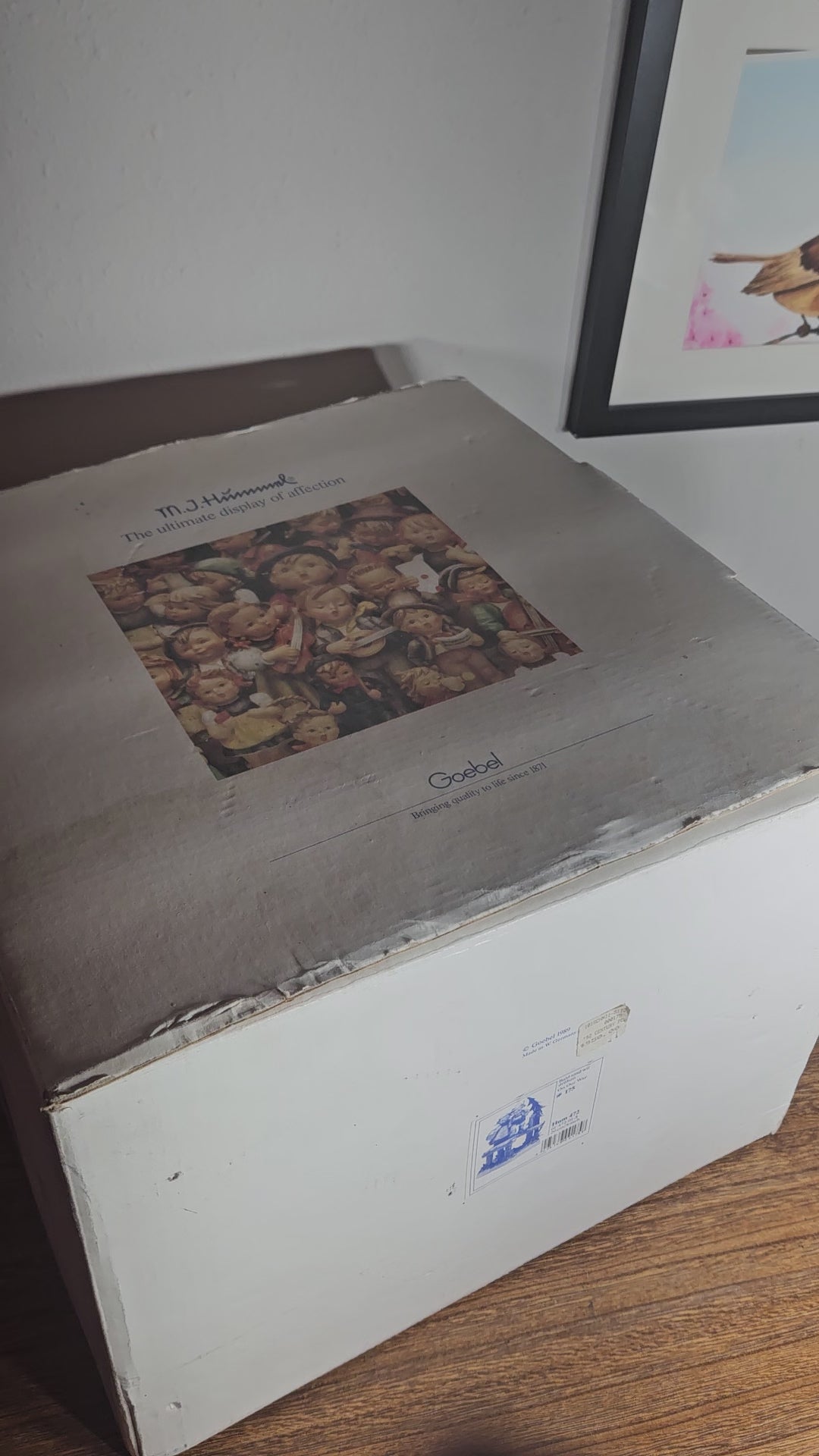 M I Hummel On Our Way figurine 1992 collectible video