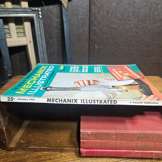 Vintage Mechanix Illustrated Magazine February 1965 Electronics DIY Issue