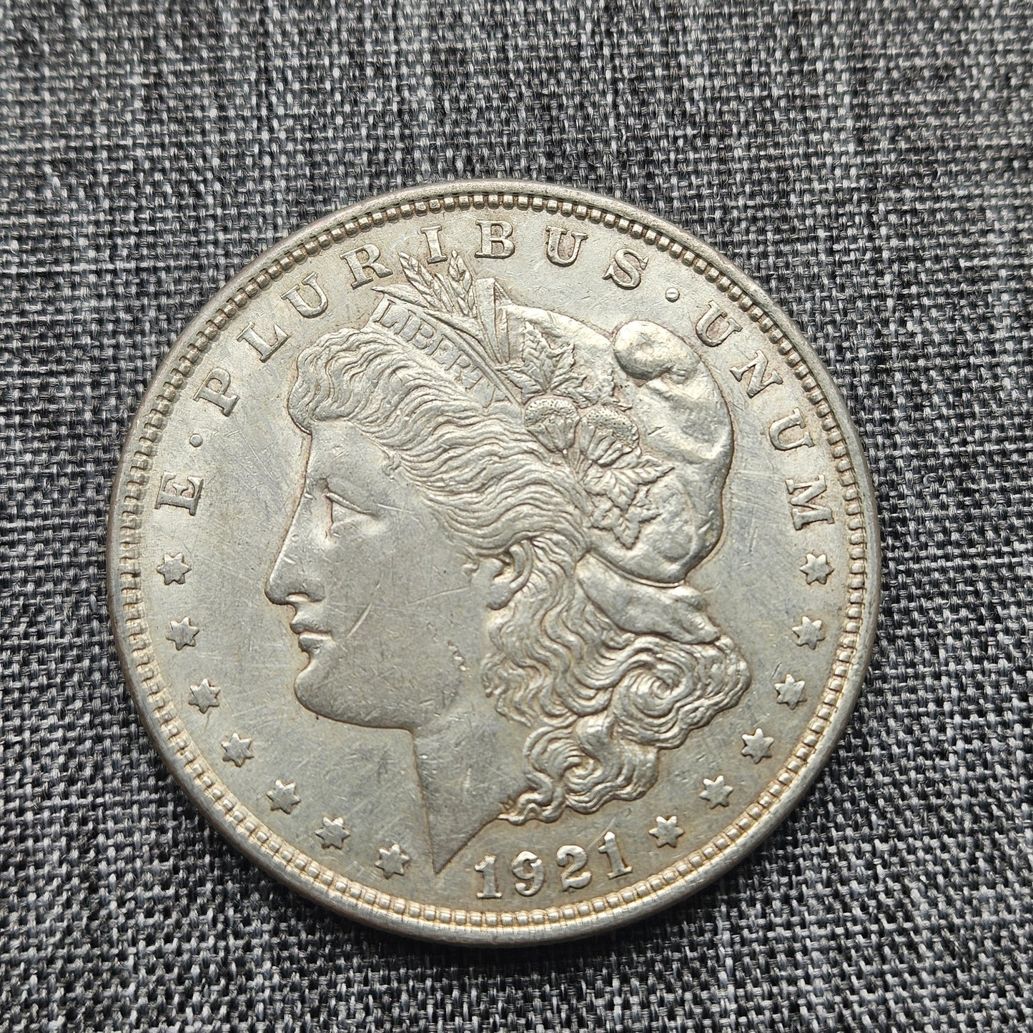 1921 Morgan Silver Dollar | Philadelphia Mint | 90% Silver