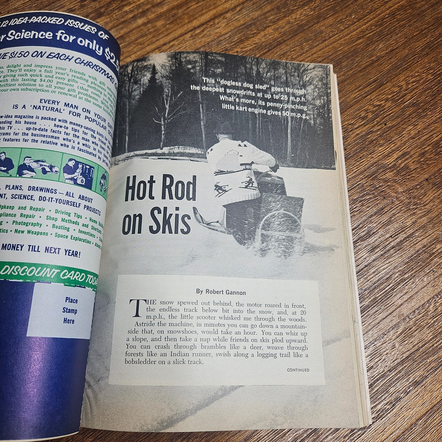 Popular Science Magazine December 1962 Space Station Cover