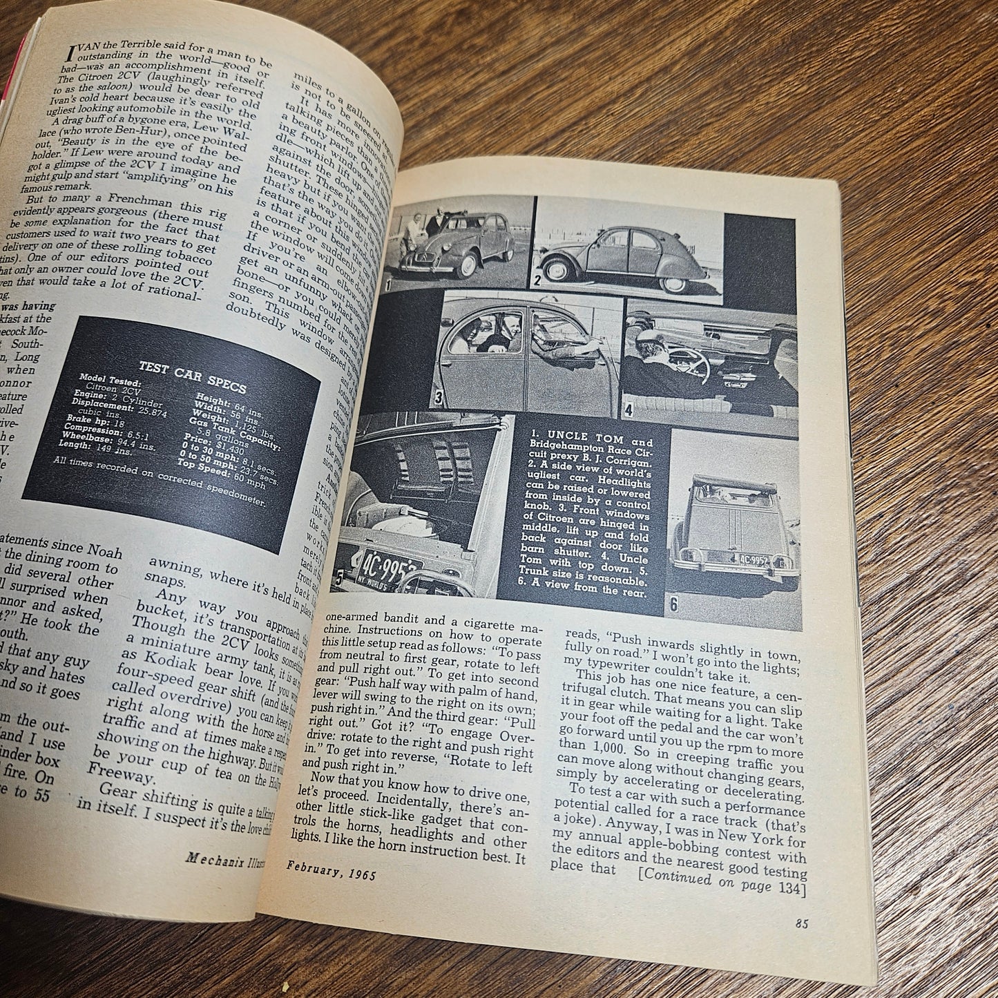 Vintage Mechanix Illustrated Magazine February 1965 Electronics DIY Issue