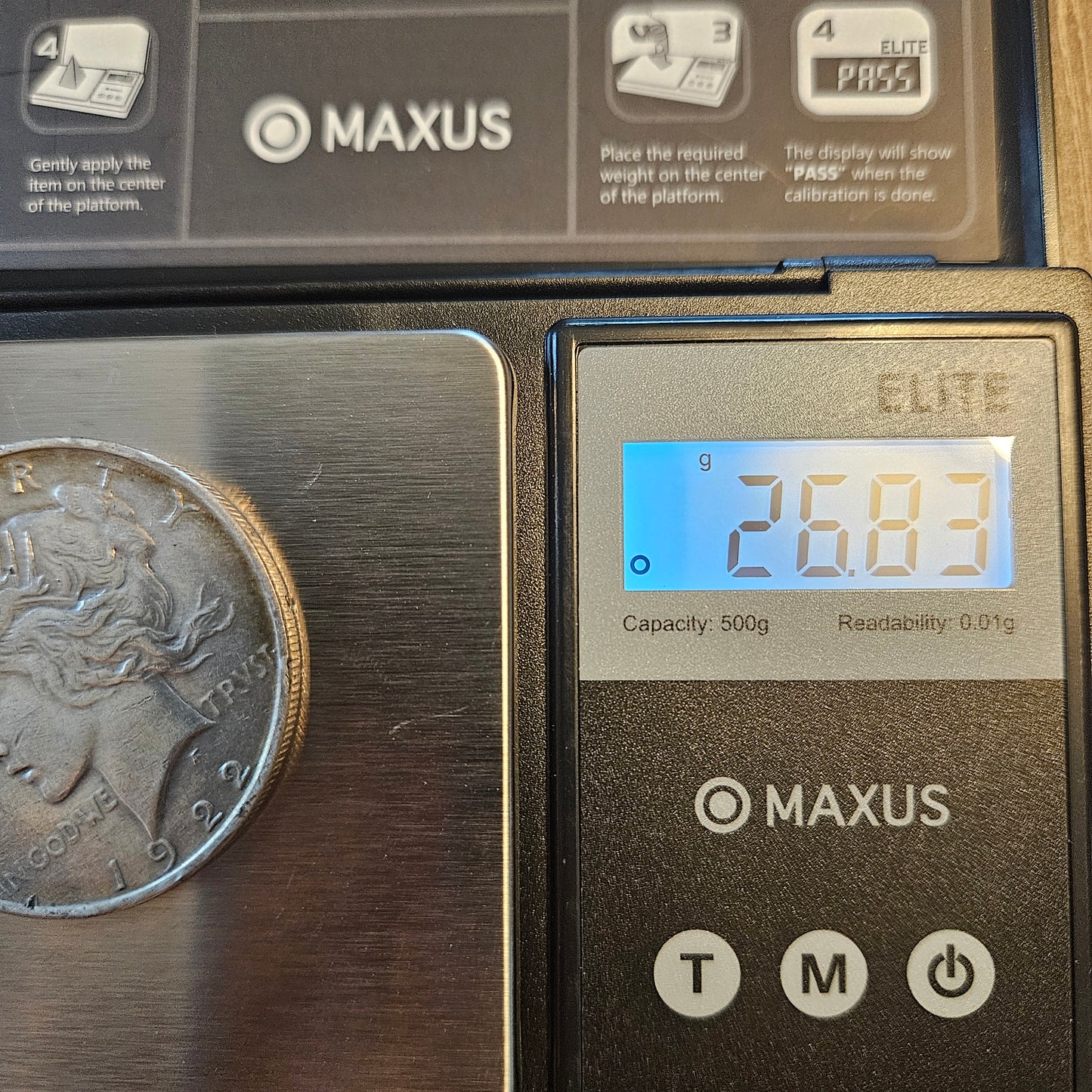 1922-D Peace Silver Dollar | Exact Coin Shown | Denver Mint