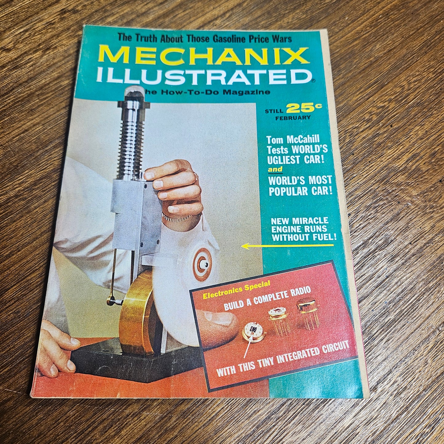 Vintage Mechanix Illustrated Magazine February 1965 Electronics DIY Issue