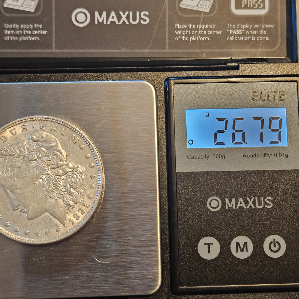 1921 Morgan Silver Dollar | Philadelphia Mint | 90% Silver