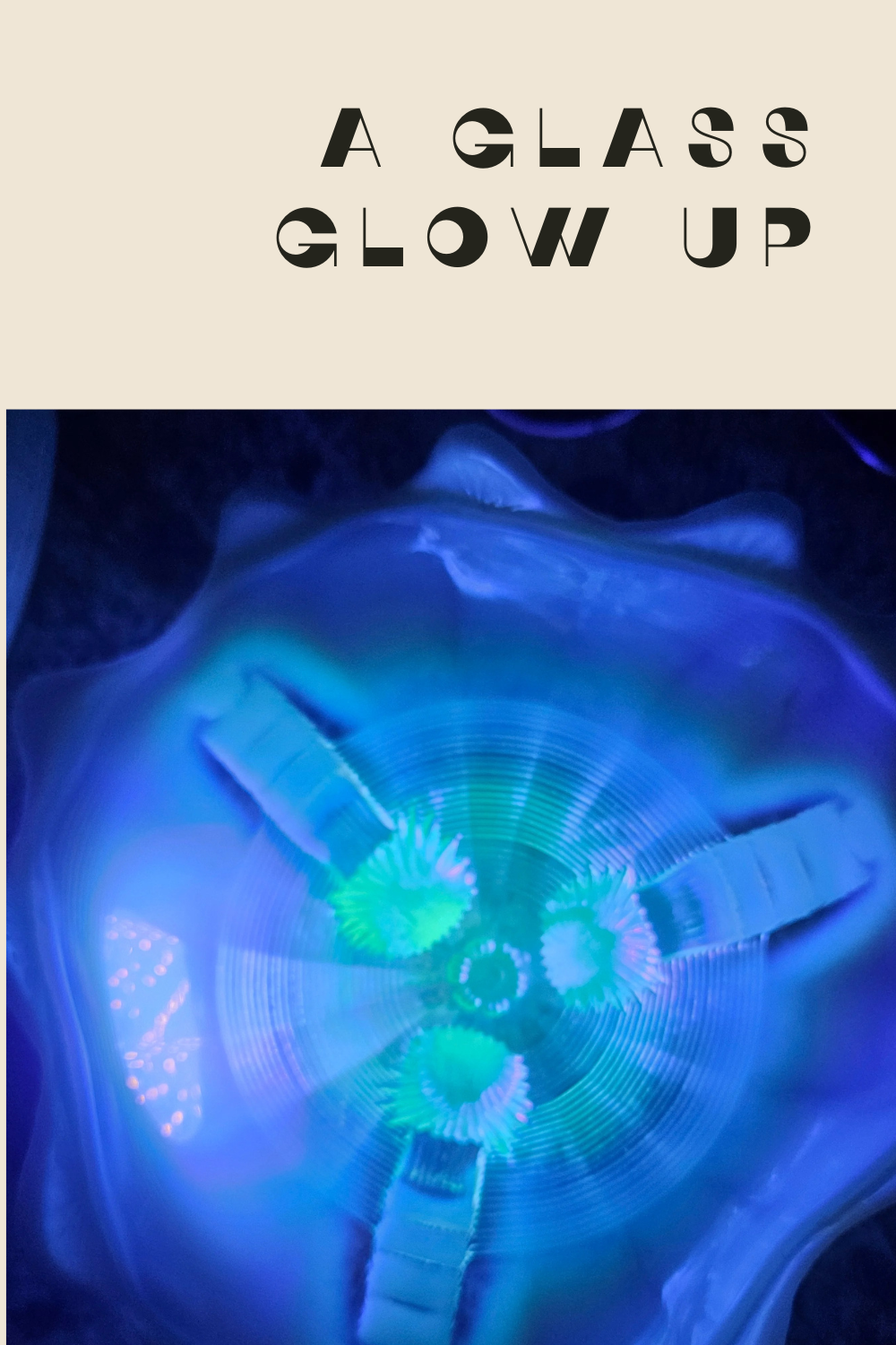 Uranium Glass Footed Bowl Vintage Glow