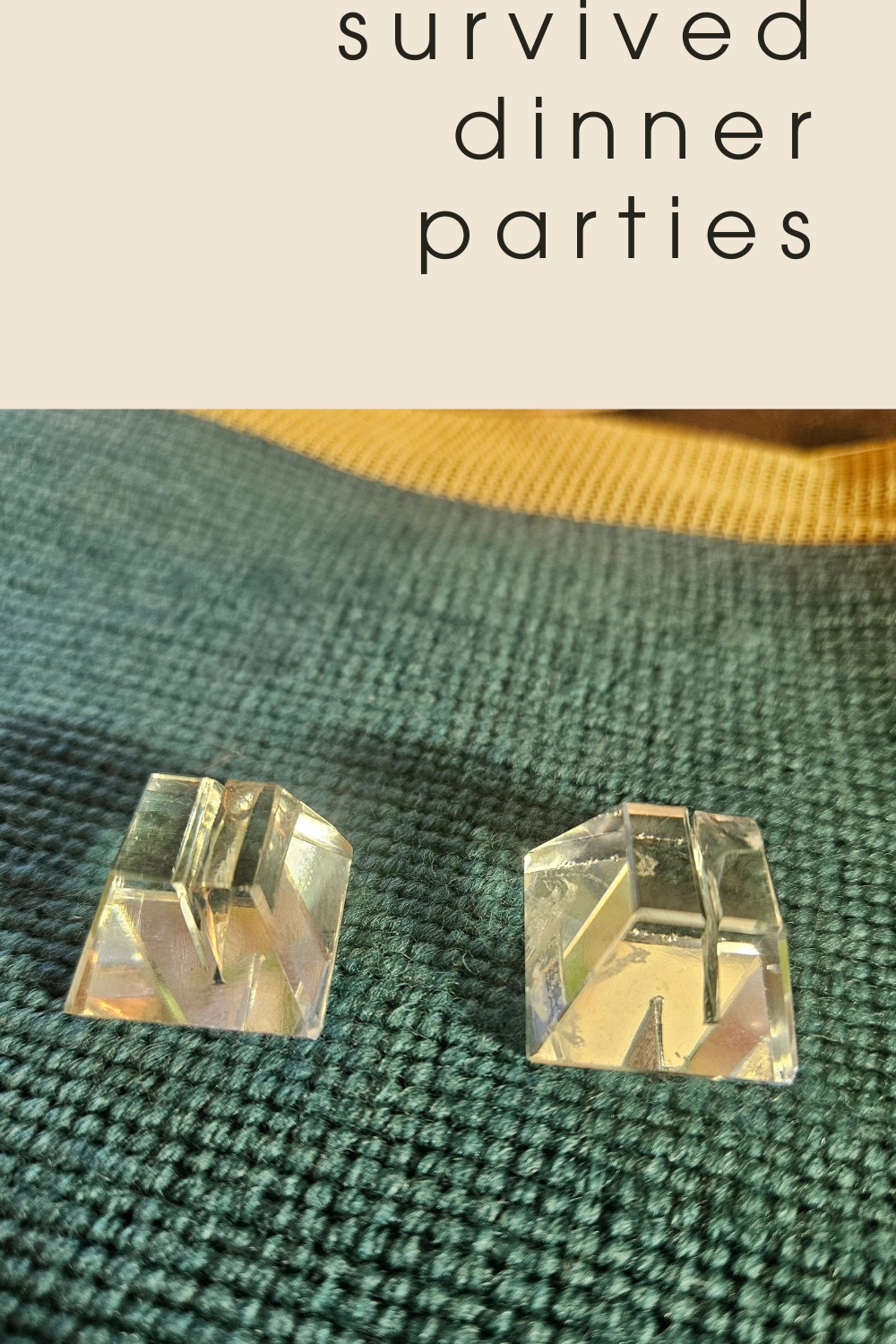 Set of Vintage Place Card Holders